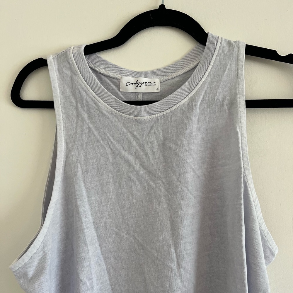 CJLA Playa tank bundle - 2 shirt! Blue and khaki